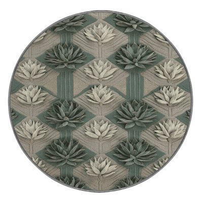 Machine Washable Nature Brown Area Rug
