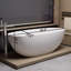 Baignoire de trempage autoportante à surface solide 68,9 po