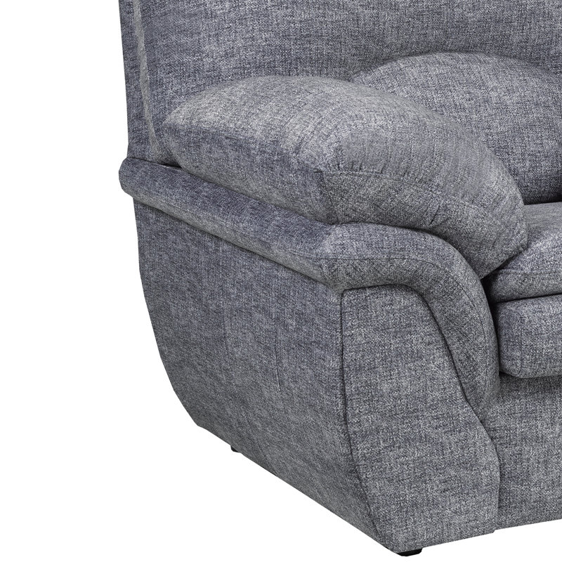 Canapé en tissu Beedle, gris, H 39 po x l 66 po x P 38 po, Gris, 2