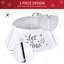 Collier de sapin de Noël en métal de 66 cm (26 pouces), couvre-pied de sapin, blanc
