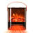 1500-Watt Portable Electric Space Heater With Realistic 3D Flame
