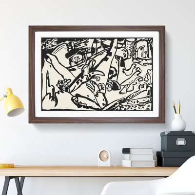 Composition Vol.2 by Wassily Kandinsky - Picture Frame Painting