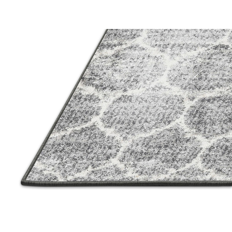 Tapis gris zone contemporaine, Rectangle 7 pi x 9 pi