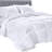 Comforters King Size, All Season Duvet Insert, Down Alternative Box Stitched Bed Comforter With Corner Tabs, Machine Washable