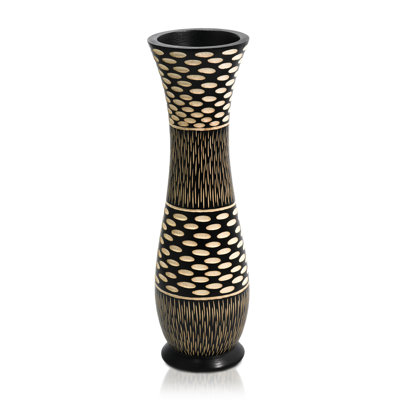 Almae Handmade Wood Table Vase