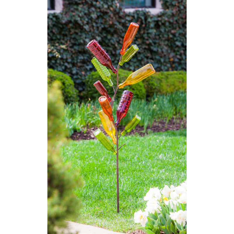 Baye Weather Resistant Metal Plants & Flowers Garden Art