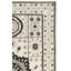 Tapis ivoire / gris en laine / coton noué à la main Chrystal-33000827