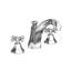 Metropole Widespread Bathroom Faucet with Drain Asssembly-860824057