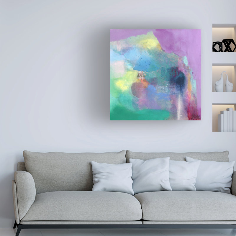 Art sur toile au sommet de bolle Wyanne, H 14 po x l 14 po
