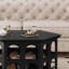 Table basse en bois massif au design rétro-107205979