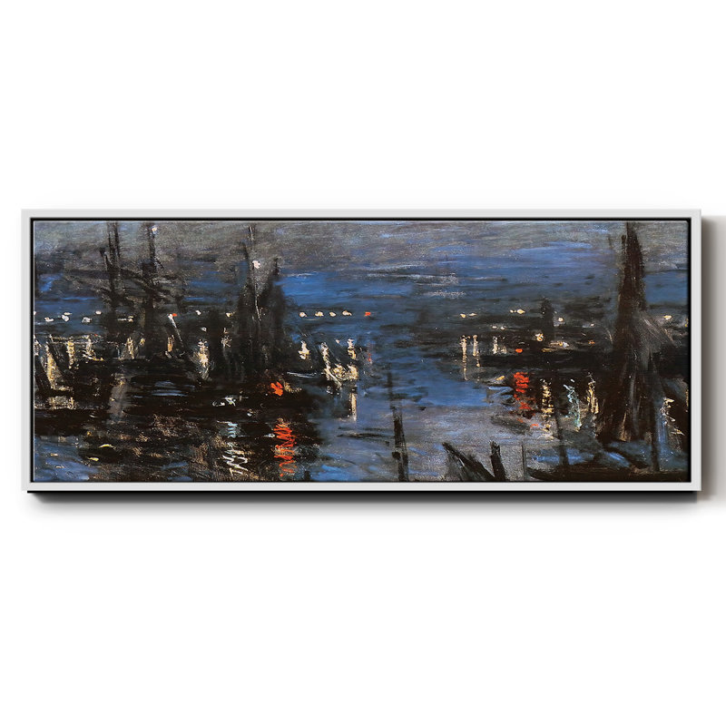 Le port du Havre, effet de nuit, 1873 - toile encadrée