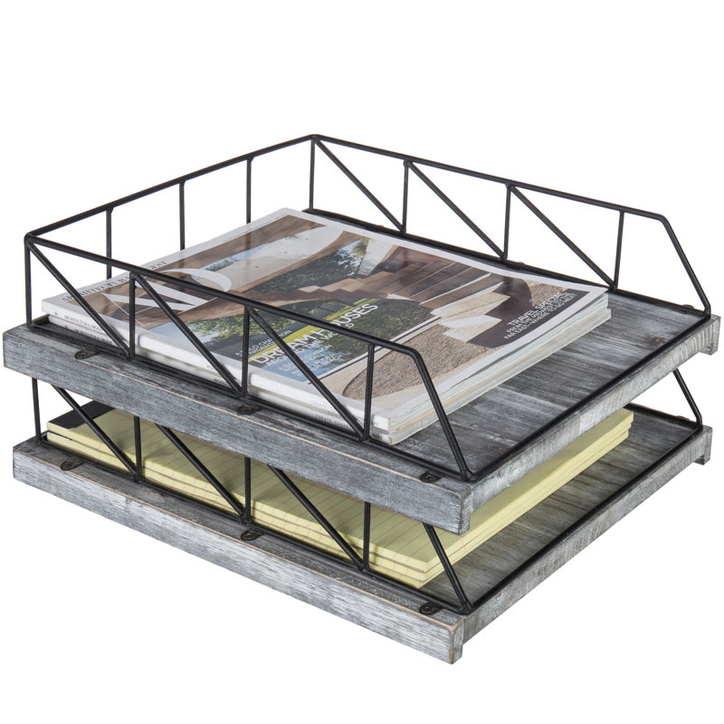 Stackable Office Paper Tray File Organizer
