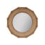 Cobia Round Solid Wood Beveled Mirror