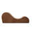 Chaise Lounge In Brown - Ergonomic Shape, High Foam Core, Machine Washable Cover Relax Style With Firm Foam, Design,-1446238185