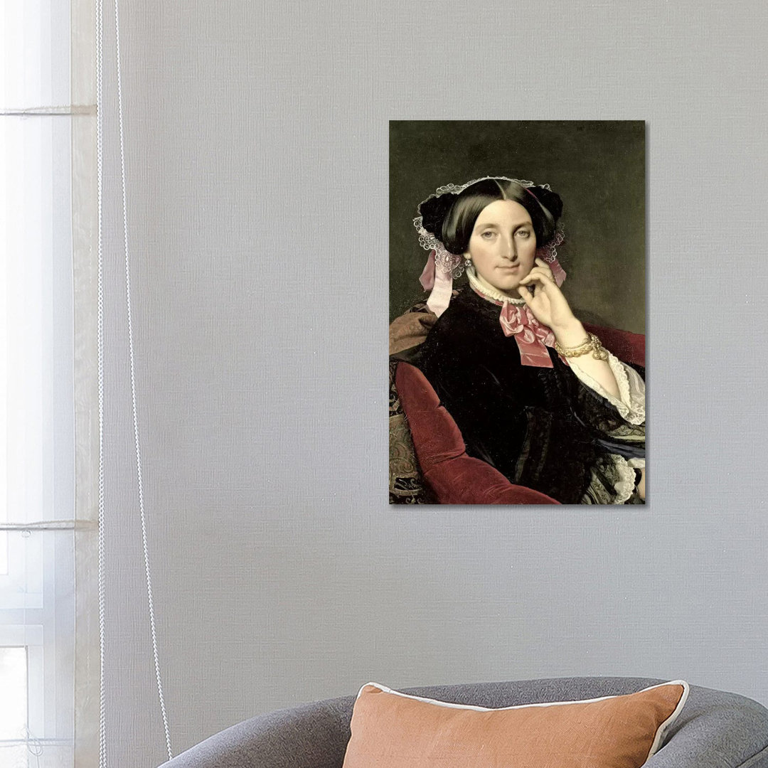 Madame Gonse by Jean-Auguste-Dominique Ingres - Wrapped Canvas Painting