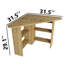 Bureau d'angle en coin