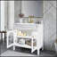 Meuble-lavabo de salle de bain de style Mid-Century avec verre à motif, lumière à capteur de mouvement et amplement de rangement pour un décor moderne-1962446905