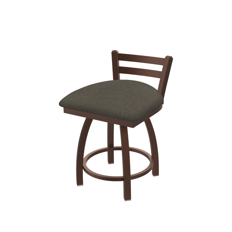 Tabouret de coiffeuse Jackie, Tissu - graphique calice, Bronze