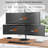 Freestanding Triple Monitor Stand, Up to 49", Holds 44 lbs