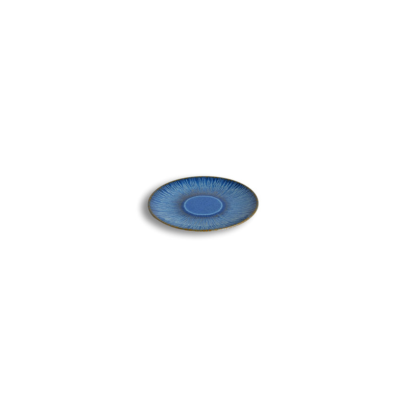 Stoneware Appetizer Plate, Azul