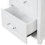 Armoire de salle de bain moderne Elowen avec poignées en acrylique et tablettes réglables-126157691