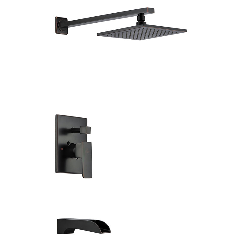 Mezzo Shower Panel with Rain Shower Head, Oil Rubbed Bronze