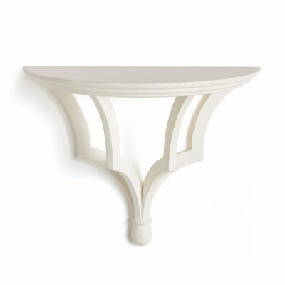 Gianinna Half-circle Mango Bracket Shelf