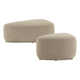 Adna Triangle Upholstered Ottomans (Set of 2)