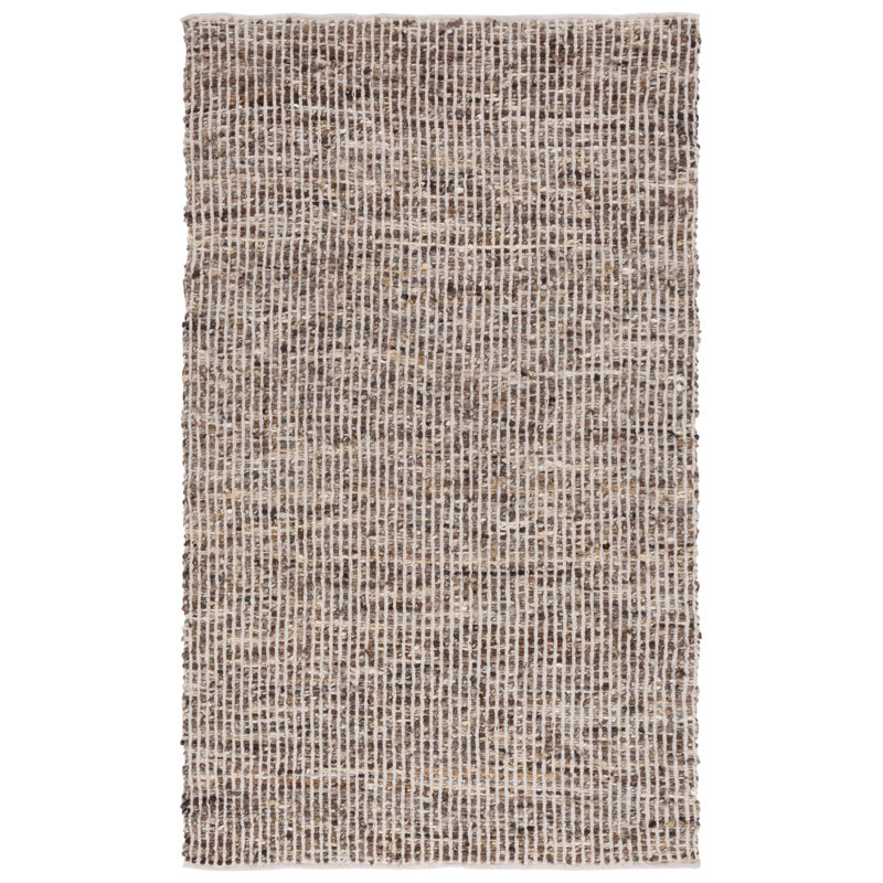 Tapis Murdock 331 ivoire / taupe, Rectangle 4 pi x 6 pi