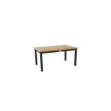 SoHo 40" Rectangle Teak Aluminum Outdoor Coffee Table