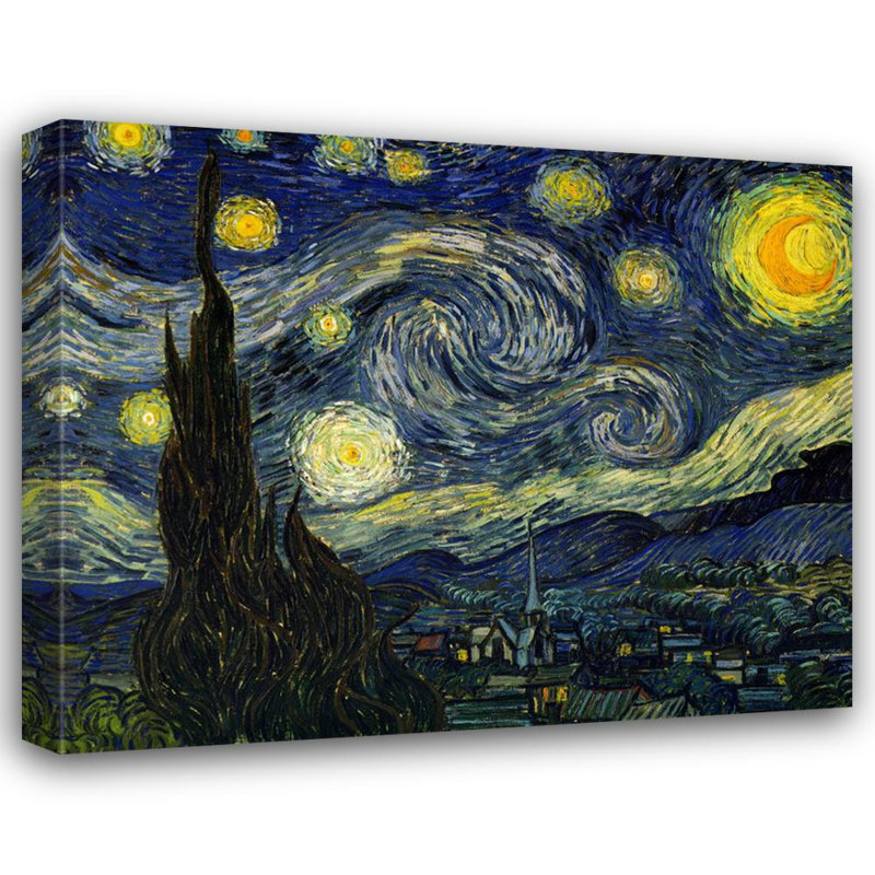 La nuit étoilée, H 19 po x l 24 po