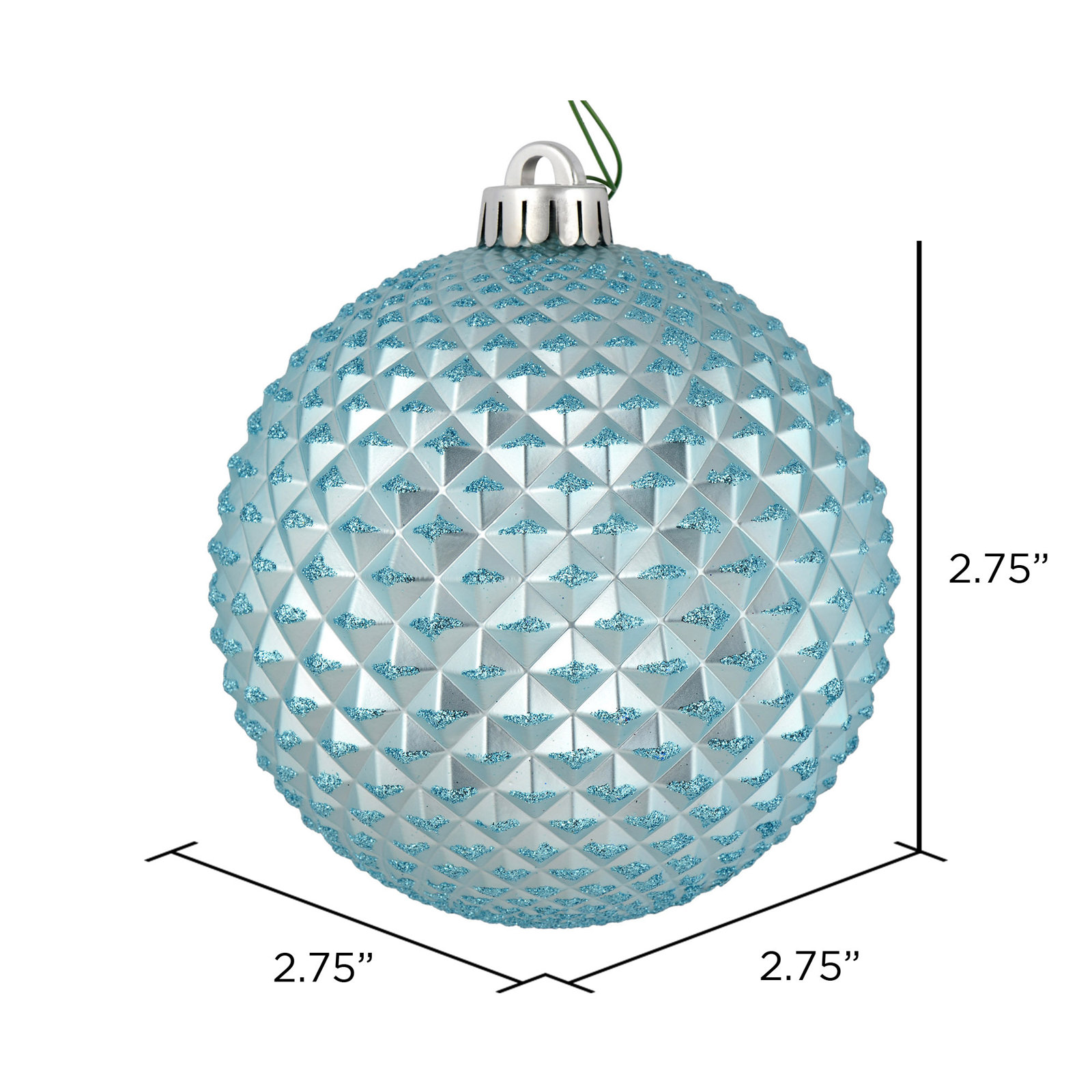 Etta Avenue™ 3" Shatterproof Bauble, Baby Blue