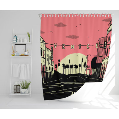 Flensburg Polyester Shower Curtain Set