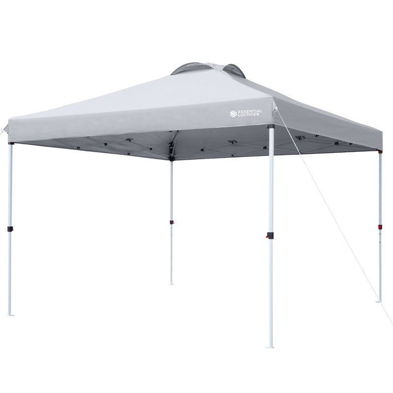 118.11'' W x 118.11'' D Steel Pop-Up Canopy, Gray