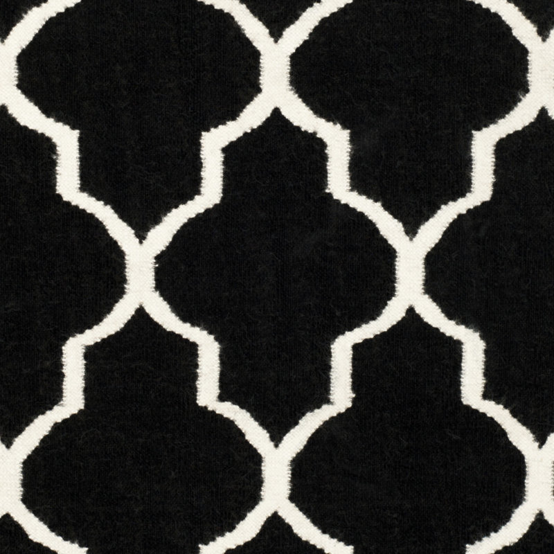 Hiroko Geometric Wool Hand Woven Area Rug, Rectangle 122 x 183 cm