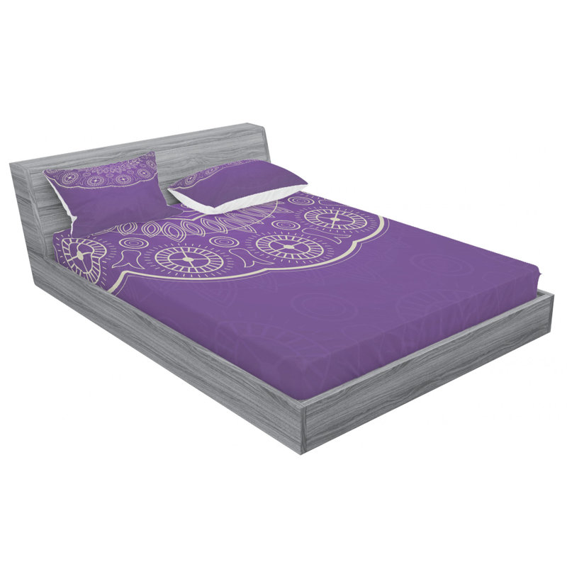 Microfiber Sheet Set, Queen Sheet Set with Fitted Sheet