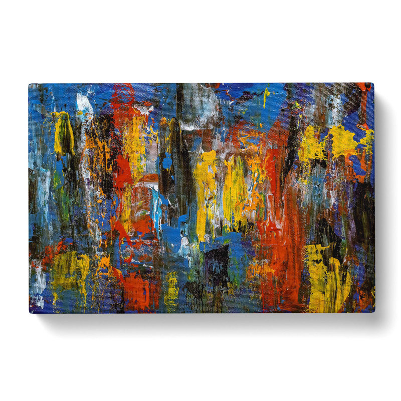 Abstract Art Painting Vol.264 by S.Johnson - Wrapped Canvas Painting, 40cm H x 60cm W x 3cm D
