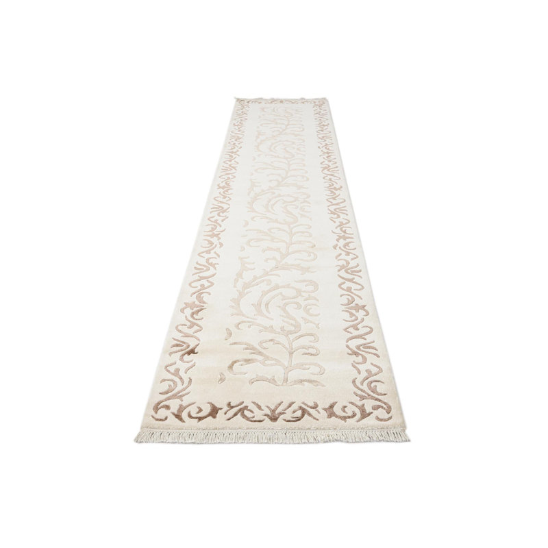 Tapis de couloir beige clair Howard