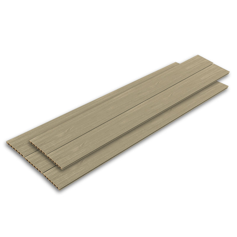 144 planches de terrasse en composite 144 po x 5,4 po (5 pièces) -Inclut les accessoires d'installation, L 144 po x l 5,4 po