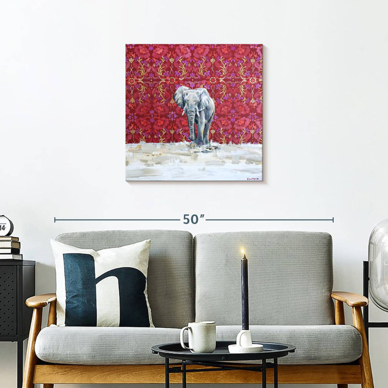 Crowle Elephant Elegance, 24" H x 24" W