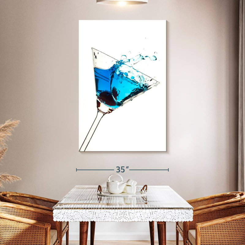 Blue Martini Spill