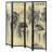 4-Panel Bamboo Folding Room Divider Screen