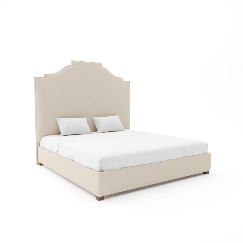 Nina Bed With 11" Rails, Maestro Ultra Performance Latte, King, Espresso