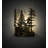 Rustic Lodge Flush Mounted Sconce-16183233