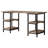 Salvaged Cabin And Black 4-Shelf Writing Desk