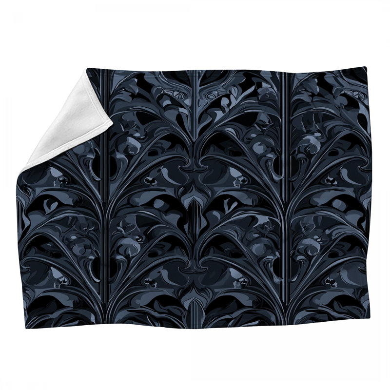 Jeté en molleton Ornate Design - Jetés esthétiques pour canapés ou lits, L 80 po x l 60 po