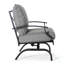 Chaise berçante d'extérieur en métal