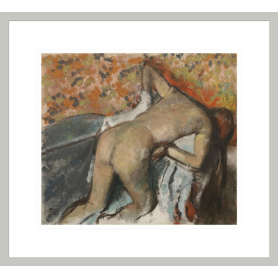 «After the Bath Woman Drying Herself» (Après le bain femme s'essuyant) par Edgar Degas