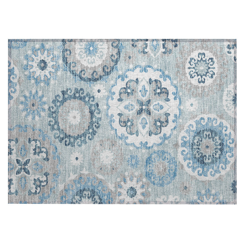  Ferrand Non-Slip Indoor / Outdoor Door Mat, Rectangle 1'8" x 2'6"