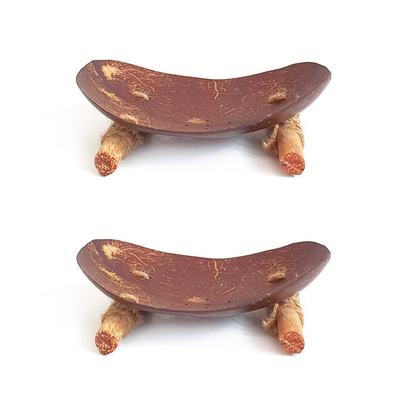 Porte-savon classique noix de coco